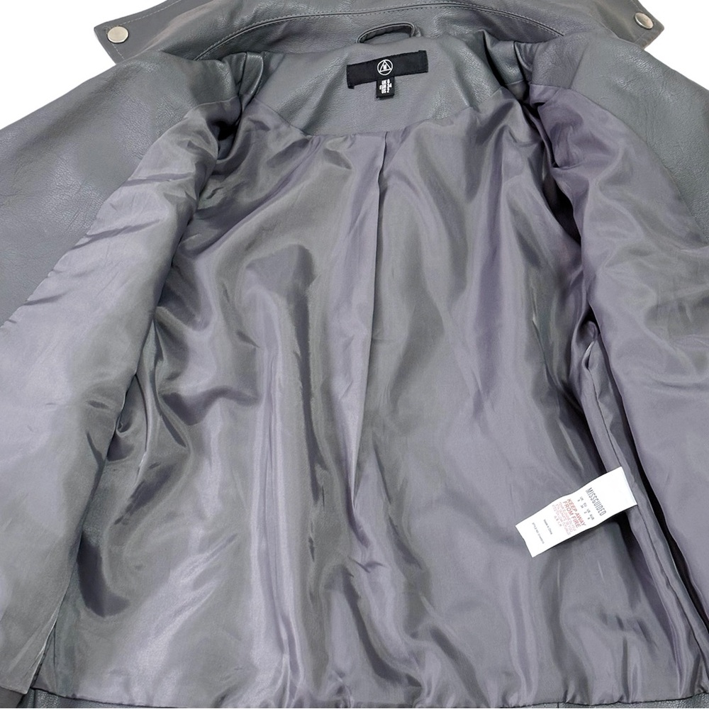 Gray Biker Jacket - image 4